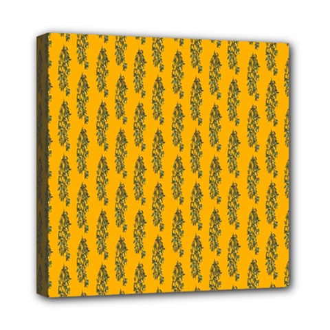 Yellow Lemon Branches Garda Mini Canvas 8  X 8  (stretched) by ConteMonfrey