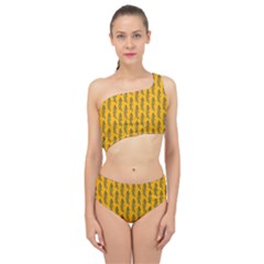 Yellow Lemon Branches Garda Spliced Up Two Piece Swimsuit by ConteMonfrey