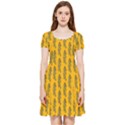 Yellow Lemon Branches Garda Inside Out Cap Sleeve Dress View3