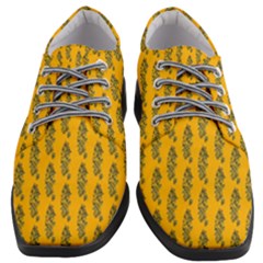 Yellow Lemon Branches Garda Women Heeled Oxford Shoes by ConteMonfrey