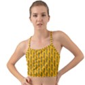 Yellow Lemon Branches Garda Mini Tank Bikini Top View1