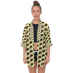 Guarana Fruit Small Open Front Chiffon Kimono by ConteMonfrey