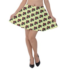 Guarana Fruit Small Velvet Skater Skirt by ConteMonfrey