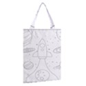 Going To Space - Cute Starship Doodle  Classic Tote Bag View2