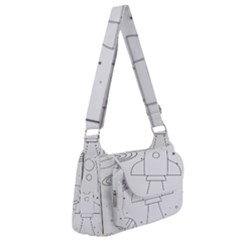 Going To Space - Cute Starship Doodle  Multipack Bag by ConteMonfrey