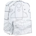 Going To Space - Cute Starship Doodle  Giant Full Print Backpack View3