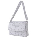 Going To Space - Cute Starship Doodle  Full Print Messenger Bag (S) View1