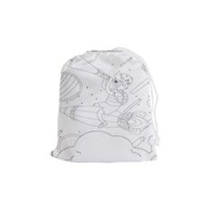 Little Boy Explorer Drawstring Pouch (medium) by ConteMonfrey