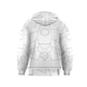 Starship Doodle - Space Elements Kids  Zipper Hoodie View2