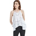 Starship Doodle - Space Elements Flowy Camisole Tank Top View1