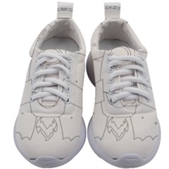 Starship Doodle - Space Elements Kids Athletic Shoes by ConteMonfrey