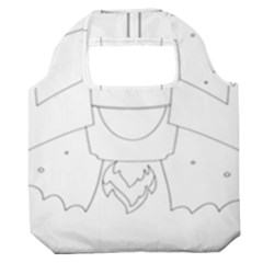 Starship Doodle - Space Elements Premium Foldable Grocery Recycle Bag