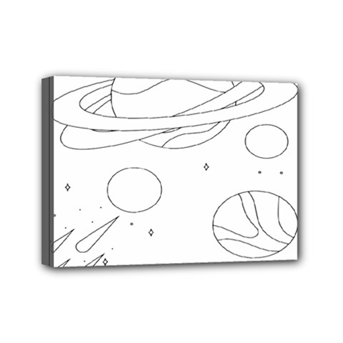 The Cuteness Of Saturn Mini Canvas 7  X 5  (stretched) by ConteMonfrey