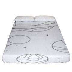 The Cuteness Of Saturn Fitted Sheet (king Size) by ConteMonfrey