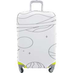 The Cuteness Of Saturn Luggage Cover (large) by ConteMonfrey