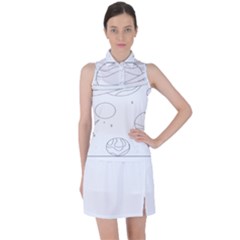 The Cuteness Of Saturn Women s Sleeveless Polo Tee by ConteMonfrey