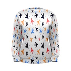 Sky Birds - Airplanes Women s Sweatshirt by ConteMonfrey