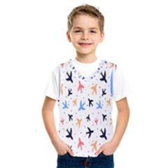 Sky birds - Airplanes Kids  Basketball Tank Top