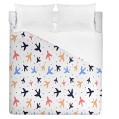 Sky birds - Airplanes Duvet Cover (Queen Size)