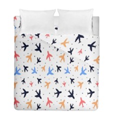 Sky birds - Airplanes Duvet Cover Double Side (Full/ Double Size)