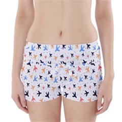 Sky birds - Airplanes Boyleg Bikini Wrap Bottoms