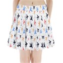 Sky birds - Airplanes Pleated Mini Skirt View1