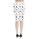 Sky birds - Airplanes Midi Wrap Pencil Skirt View2