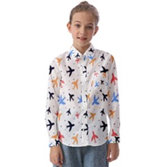 Sky birds - Airplanes Kids  Long Sleeve Shirt