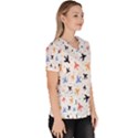 Sky birds - Airplanes Women s V-Neck Scrub Top View3