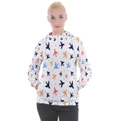 Sky birds - Airplanes Women s Hooded Pullover