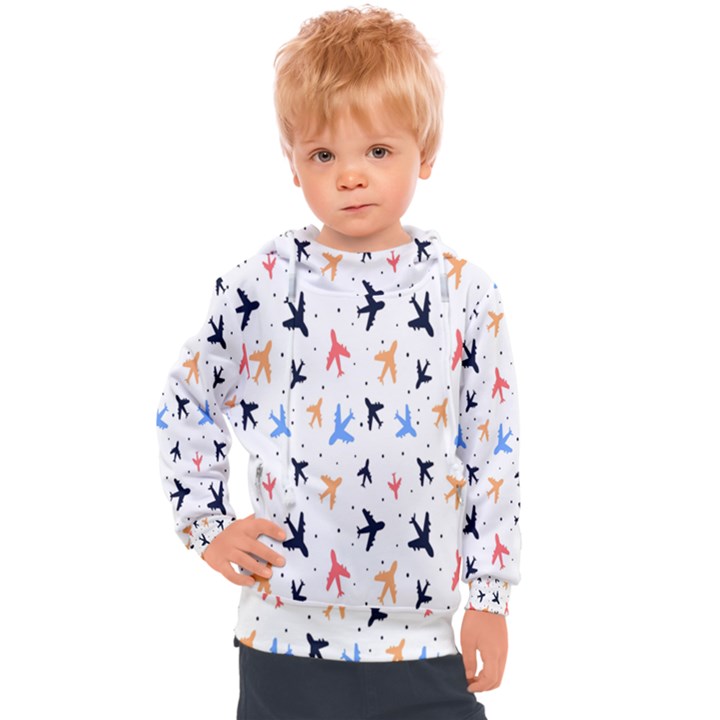 Sky birds - Airplanes Kids  Hooded Pullover