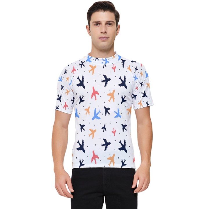 Sky birds - Airplanes Men s Short Sleeve Rash Guard