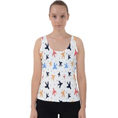 Sky birds - Airplanes Velvet Tank Top