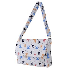 Sky birds - Airplanes Full Print Messenger Bag (S)