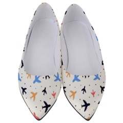 Sky Birds - Airplanes Women s Low Heels by ConteMonfrey