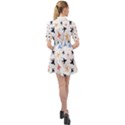 Sky birds - Airplanes Belted Shirt Dress View2