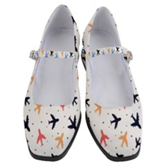 Sky birds - Airplanes Women s Mary Jane Shoes