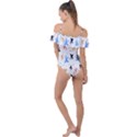 Sky birds - Airplanes Frill Detail One Piece Swimsuit View2