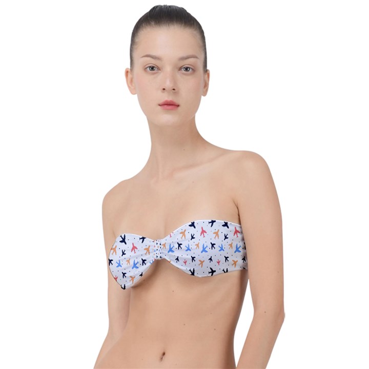 Sky birds - Airplanes Classic Bandeau Bikini Top 