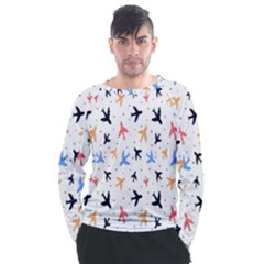 Sky birds - Airplanes Men s Long Sleeve Raglan Tee