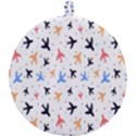 Sky birds - Airplanes Round Trivet View2