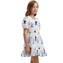 Sky birds - Airplanes Kids  Short Sleeve Dolly Dress View3