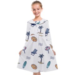 Summer Elements Kids  Midi Sailor Dress by ConteMonfrey