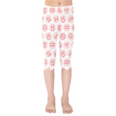 All Zodiac Signs Kids  Capri Leggings  by ConteMonfrey