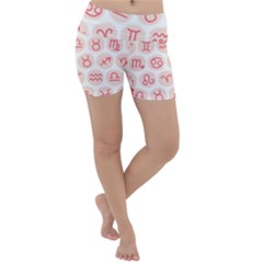 All Zodiac Signs Lightweight Velour Yoga Shorts by ConteMonfrey