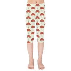 Under My Umbrella Kids  Capri Leggings  by ConteMonfrey