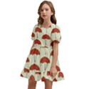 Under My Umbrella Kids  Short Sleeve Dolly Dress View2