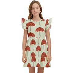 Under My Umbrella Kids  Winged Sleeve Dress by ConteMonfrey