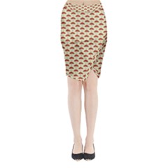 Under My Little Umbrella Midi Wrap Pencil Skirt by ConteMonfrey