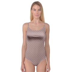 Terracotta Knit Camisole Leotard  by ConteMonfrey